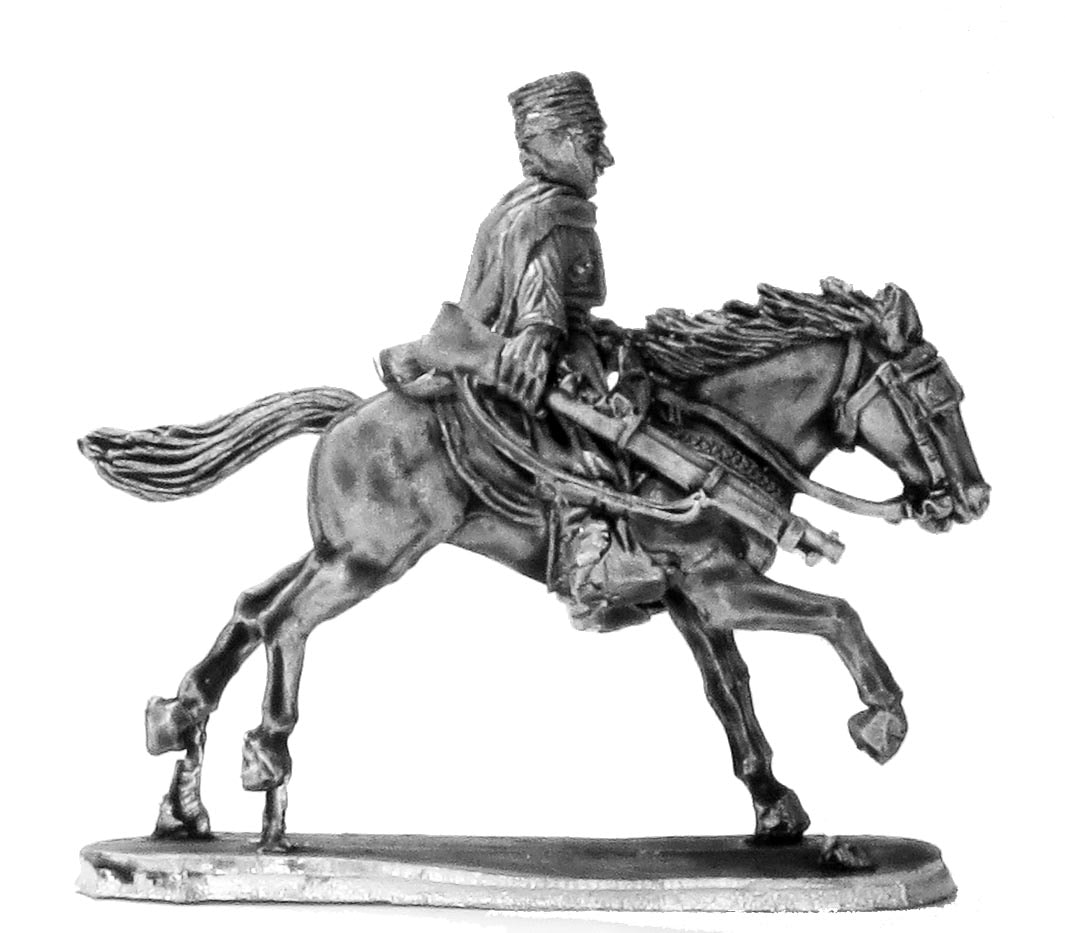 EWM FreCav09 1/76 Diecast WWII Mounted Saphis French Colonial Cavalryman w/Reins 
